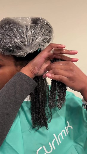 ✨ Wash. Define. Glow. ✨ With CurlMix, your Wash & Go isn’t just a routine — it’s a celebration of your curls 💚 #CurlMix #WashAndGoMagic #NaturalHairCare | CurlMix