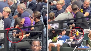 Novak Djokovic’s team caught on camera preparing a secret drink for the superstar