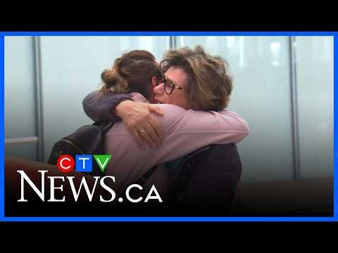 Emotional reunions as more Canadians arrive from Dubai in Toronto