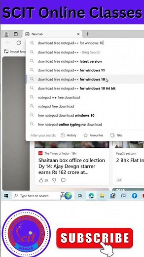 Download Notepad ++ in laptop #texteditor #install_notepad #shorts #viral