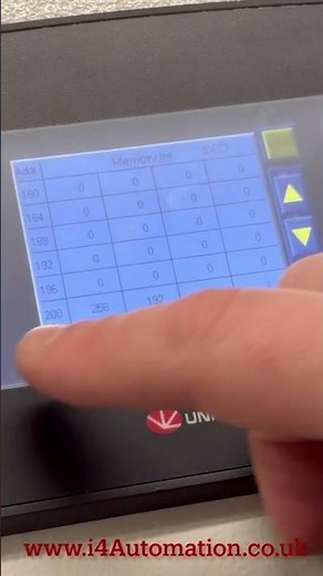 SM43-J-RA22 Vision Controller Testing an input #unitronics #pid #automation #plc #hmi