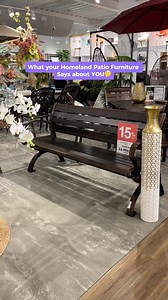 11K views · 26 reactions | Tag a friend in the comments below and let them know which patio set you think best represents them! 來 And Yes! Our 15% off patio furniture JAVA sale continues today‼️ #homelandfurnishings #patiofurniture #outdoordecor #patiodecor #balconydecor | Home Land Furnishings & Fabric Land Stores | Facebook