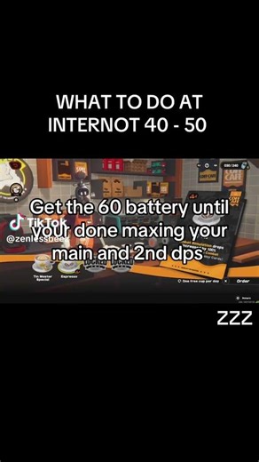 What you should be doing at internot 40 - 50 in Zzz #zzz #zzzgameplay #zenlesszonezero