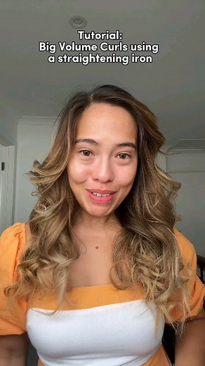 4.9K views · 201 reactions | As requested, here is a tutorial on how I make big, volume curls using a straightener  hope you like this one and hope you're not #kompyused ☺️ #imkompyused #hairtutorial #hairgoals #trends | The Mommy Roves | Facebook