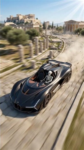 Driving A Supercar In Ancient Greece