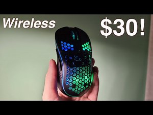 Cheap Glorious Model O Clone from Amazon - AVMTON Wireless Gaming Mouse Review! RGB Gaming Mouse