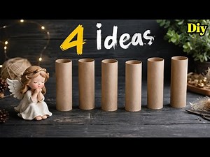 4 Creative Angel Crafts with Toilet Paper Rolls!