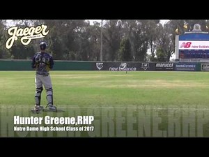 Going Long, Hunter Greene, RHP, Notre Dame High SchoolPregame Throwing Program @jaegersports