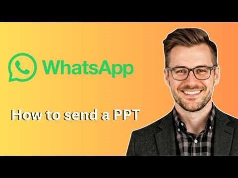 How to send a PPT from laptop to whatsapp (Latest Update)