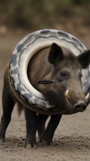 NO ESCAPE FROM THE COIL 😱 | Giant Python Ambushes Wild Boar | Epic Moment