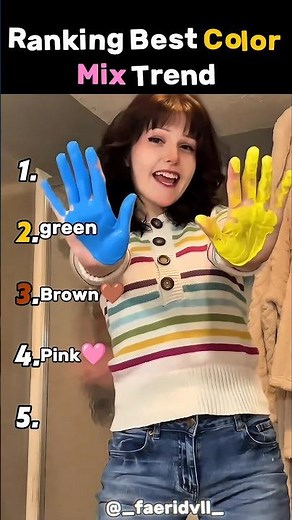 Ranking The Best Color Mix Trend✨💗