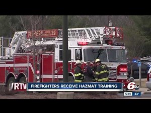 WATCH: Firefighters receive Hazmat training