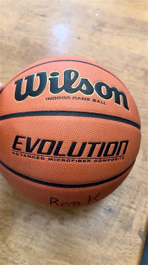 Wilson Evolution Indoor Basketball Quick Review! #basketball #wilson #wilsonbasketball #shorts