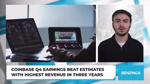 Coinbase Q4 Earnings Beat Estimates With Highest Revenue in Three Years