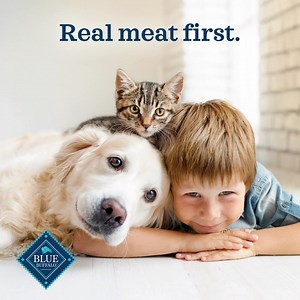Blue Buffalo foods are always made with real meat first and natural, high-quality ingredients — that’s a promise. | Blue Buffalo