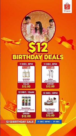 Shopee 12.12 Birthday Deals