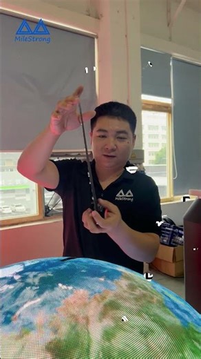 This LED Screen Is Now a Sphere