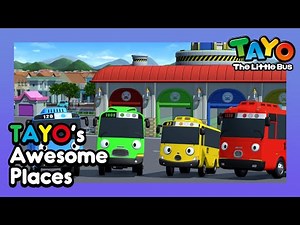 The garage for vehicles l Where are Tayo's Awesome Places? l Tayo Episodes l Tayo the Little Bus