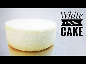 White Chiffon Cake | White Cake | Angel Food Cake | Wedding Cake Base | Bake and Toss