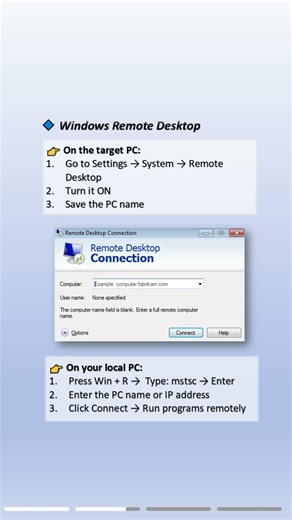 Run Programs on One Computer from Another