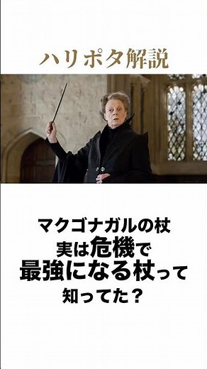 【ハリー・ポッター雑学】マクゴナガル先生の所有杖を徹底解説！#ハリーポッター