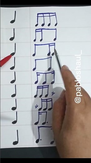 Exercício de Leitura de partitura rítmica - Pratica de Partituras + metrônomo, para iniciantes!