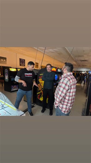 What a great day at Pinball PA today! Thanks to comedian Ryan McBride, actor Ned Rolsma (“How I Met Your Mother”), WWF’s Shane Douglas (“The Professor”) and of course the great Jim Florentine! This is why you ALWAYS need to see what’s going on at Pinball PA! | Pinball PA Arcade and Museum | Facebook