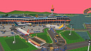 Sunshine Airport(Sunset) - Download Free 3D model by Noah (@smiN5214)