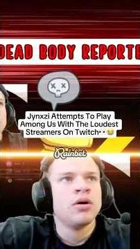 Jynxzi Attempts To Play Among Us With Everyone on Twitch 👀😭 #jynxzi #amongus #jynxzirage #fyp