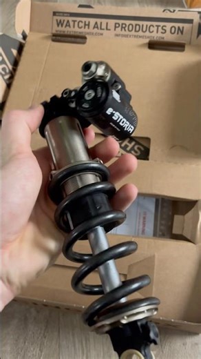 EXT E-STORIA eMtb Coil Shock🌀#emtb #coilspring #ext #downhill #mtb #enduro #upgrade #cnc #music