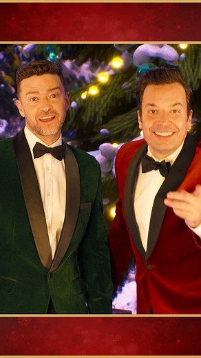 Justin Timberlake Joins Jimmy Fallon for Holiday Fun