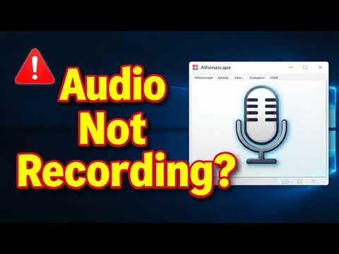 How to fix Athenascope not recording sound audio Made with Clipchamp