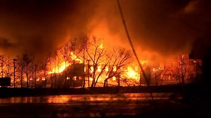 Massive fire at New Jersey chemical plant leaves at least one injured