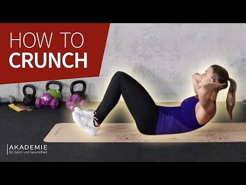 How to Crunches: Crunches richtig machen