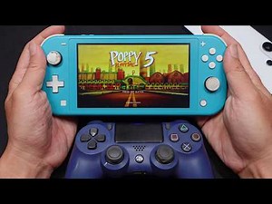 POPPY Playtime 5 on Nintendo Switch Lite with PS4 Controller