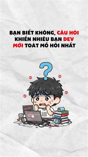 Dự án em làm những gì?. Câu hỏi nhỏ nhưng quyết định cả buổi phỏng vấn. #DevNewbie #PhongVanIT #KyNangLapTrinh #DevProEdu #InterviewTips