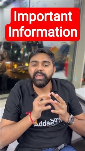 Important Information...! #importantinformation #sscadda247