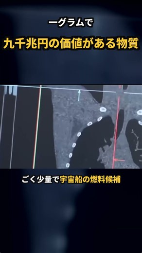 一グラムで九千兆ウォンの価値がある物質