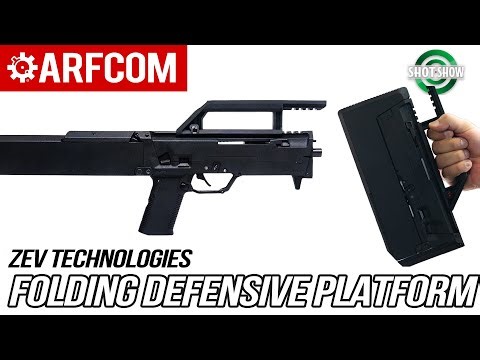 FOLDING DEFENSIVE PLATFORM | Zev Technologies | SHOT Show 2026