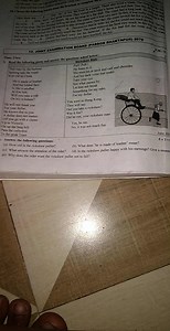 Read the following poem and answer the questions asked below:... | Filo