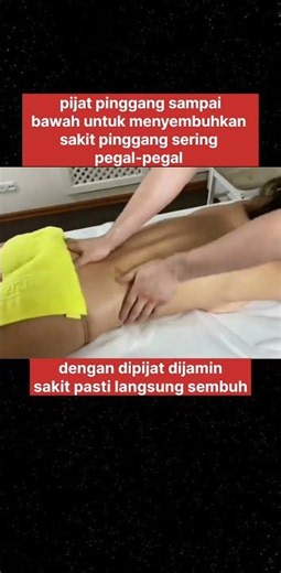 pijat pinggang sampai bawah untuk menyembuhkan sakit pinggang sering pegal #abj #pijat #sports
