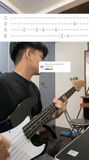 Replying to @kyo_onlyfans fallen extended version bass cover tabs #fyp #cover #tabs #lolaamour #fallen
