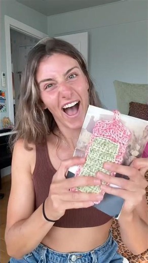 i crocheted the perfect bookmark 📚 using @cloverusa amour crochet hooks! #booktok #booktube #books