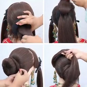 Simple & easy bun hairstyle tutorial 🥰 | Magical Hairstyle