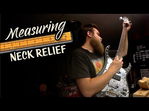 Neck Relief Measurement Methods // Digital, Straightedges & More // Measuring Truss Rod Adjustments