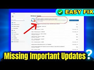 Windows 11/10 Not Updating: Fix Missing Security Updates Error Fast!