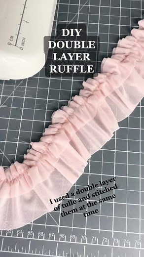 How to Sew Double Ruffles: Easy DIY Tutorial