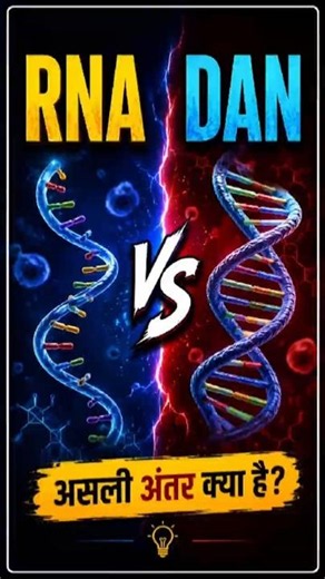 DNA vs RNA | What's the Difference? 🧬 #DNAvsRNA #Biology #Science #Education #Study #comparison