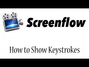 How to show keystrokes in Screenflow