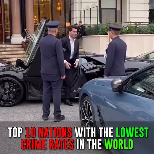 Top 10 nations with the lowest crime rates in the world #fyp #DidYouKnow #facts #viral | Fact Mentor